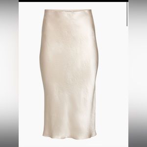 ARITZIA Babaton Satin Midi Skirt NWOT